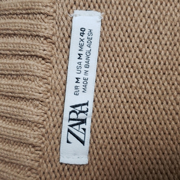 Zara Knit Sweater Womens V Neck Pullover - Picture 5 of 8